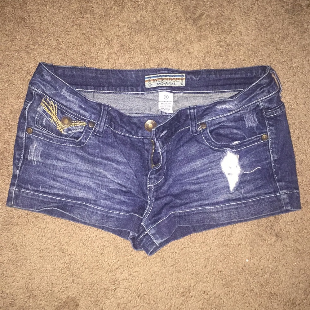 Dark Wash Jean Shorts